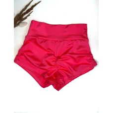 Shorts for Twerk "Seductive Dance", Coral, With puff effect, Push-Up, art.1237