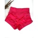 Shorts Seductive dance in coral color with puff effect and push-up, high fit art. 1237