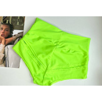 Shorts for Twerk "Incendiary dances", with slits at the back, light green, art. 1254