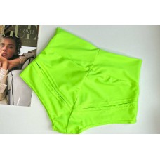 Shorts for Twerk "Incendiary dances", with slits at the back, light green, art. 1254