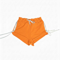 Шорти для танців Power Twerk зі шнурівкою, Помаранчевий колір