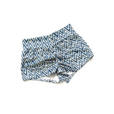 Shorts for twerk and pole dance Impulse blue zigzag