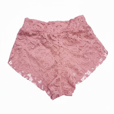 Розовые шорты для тверка с кружевом Нежный Соблазн