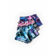 Twerk shorts and heels with abstract print