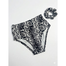 сірі шорти для тверку зі зміїною лускою