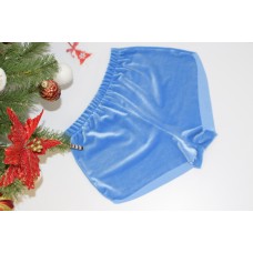 Velor shorts Blue art.1028