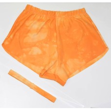 Shorts Watercolor divorces, orange, art.1128