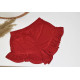 Shorts with ruffles Red art.1090