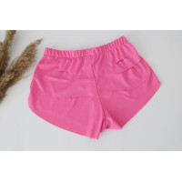 Shorts with cuts from the back, pink, art.1072