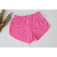 Shorts with cuts from the back, pink, art.1072