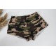 Shorts with a print Khaki camouflage art.1062