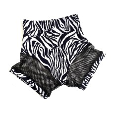 Shorts with mesh, "Crazy Zebra", art. 1219