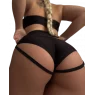 Push-Up Black: Чорні шорти з ефектом пуш-ап і лямками