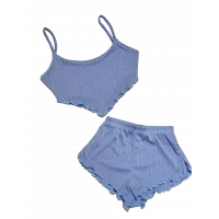 TWERK set "Blue Wave" - top and shorts that set the rhythm